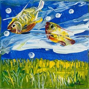 Colorful Fish Canvas Art